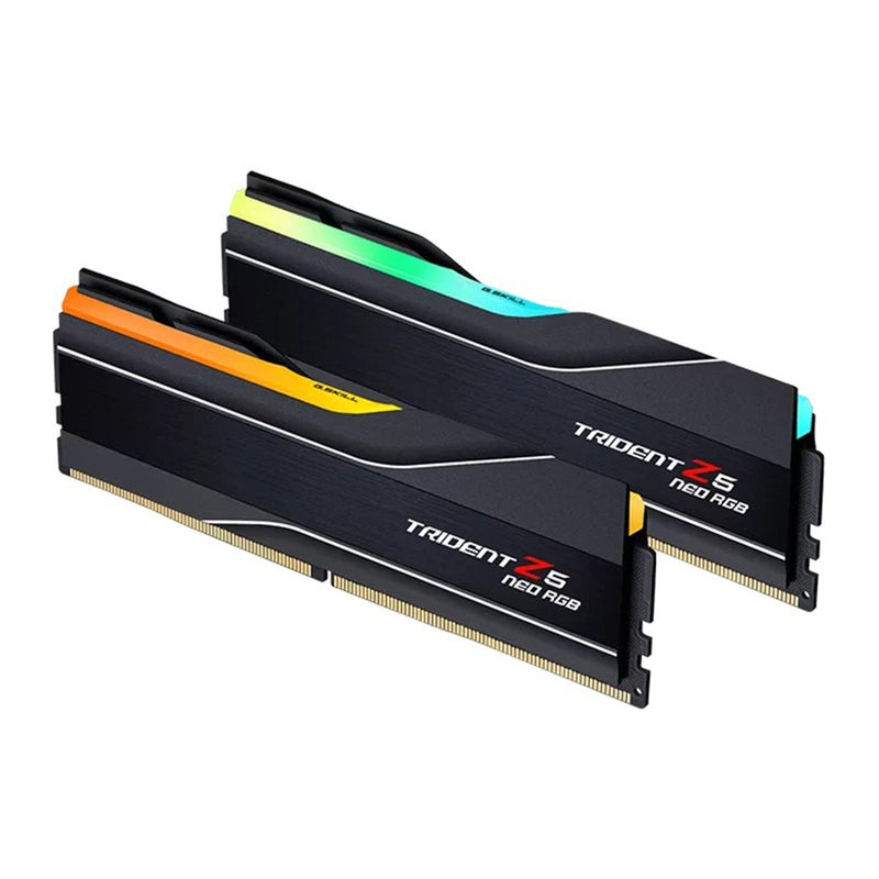 G.Skill Trident Z5 Neo RGB 48GB (2X24GB) DDR5-6000 CL40-48-48-96 1.35V AMD EXPO Desktop Memory (Black) (F5-6000J4048F24GX2-TZ5NR)