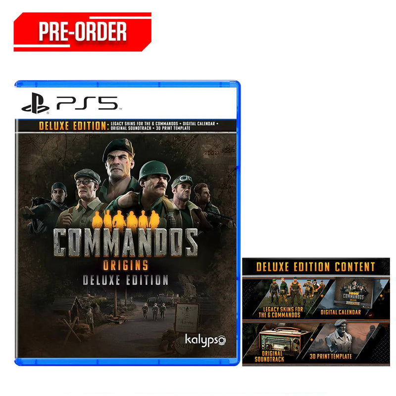 PS5 Commandos Origins Deluxe Edition Pre-Order Downpayment