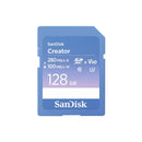 Sandisk Creator 128GB 280MB/s Read/100MB/s Write UHS-II SD Card