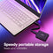 Crucial X9 USB 3.2 Gen-2 (10Gb/s) 1050MB/s Read Type-C Portable SSD (1TB, 2TB, 4TB)