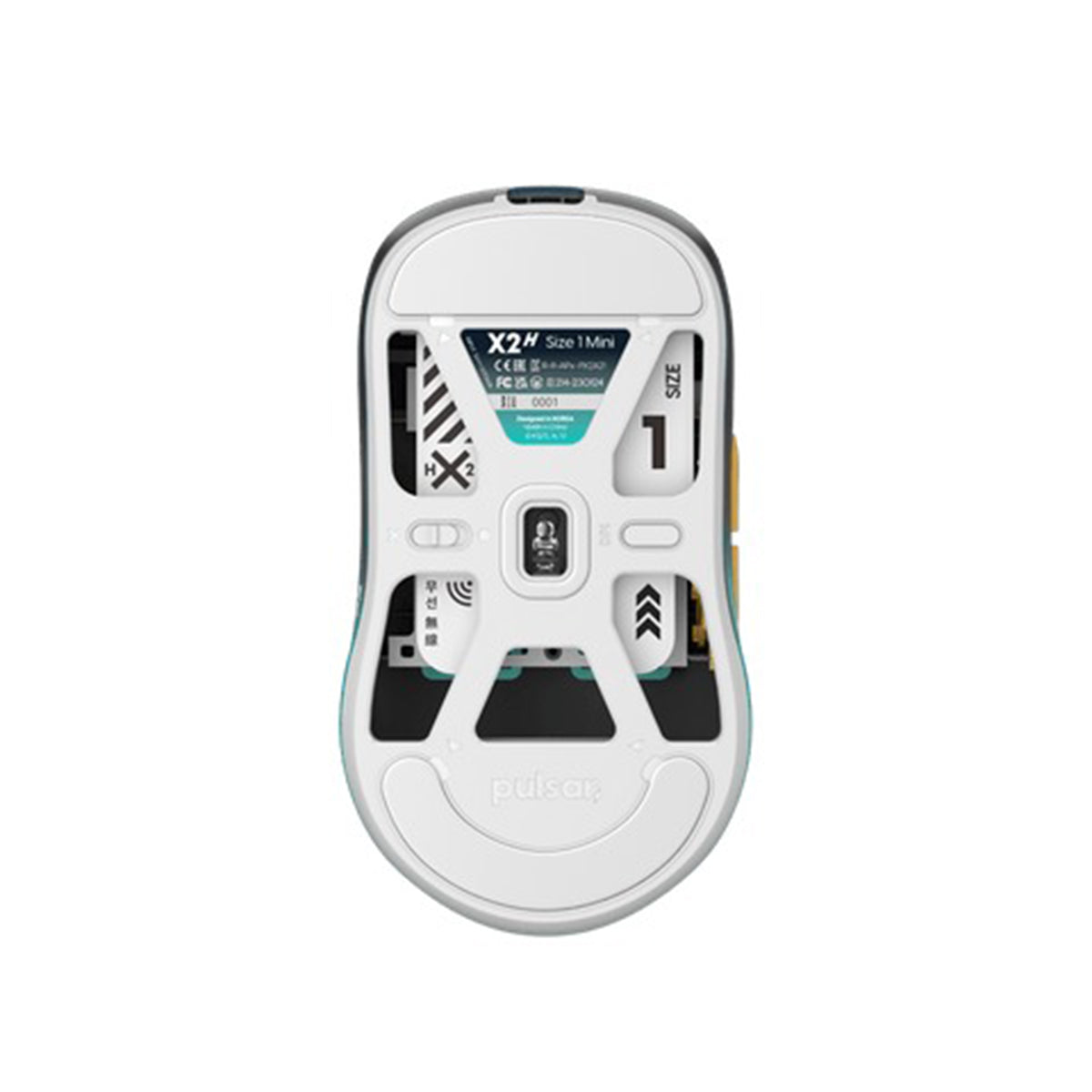 Pulsar X2H Mini Symmetrical Ultralight Wireless Gaming Mouse Demon Slayer Tokito Muichiro Limited Ed. Size 1 (PX2H1ZN)