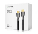 UGreen HDMI 2.0 Male To Male Carbon Fiber Zinc Alloy Cable - 5M (Gray) (HD131/50110)