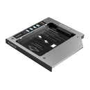 Orico Laptop Hard Drive Caddy for Optical Drive (Silver) (M95SS-SV-BP)