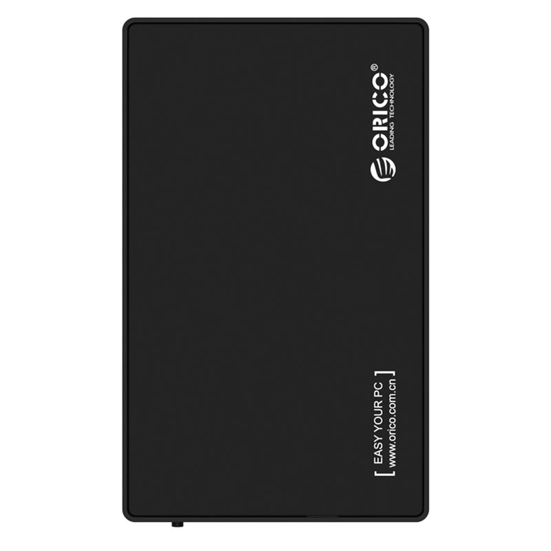 Orico 3.5 Inch External Hard Drive Enclosure (Black) (3588US3-V1-BK-BP)