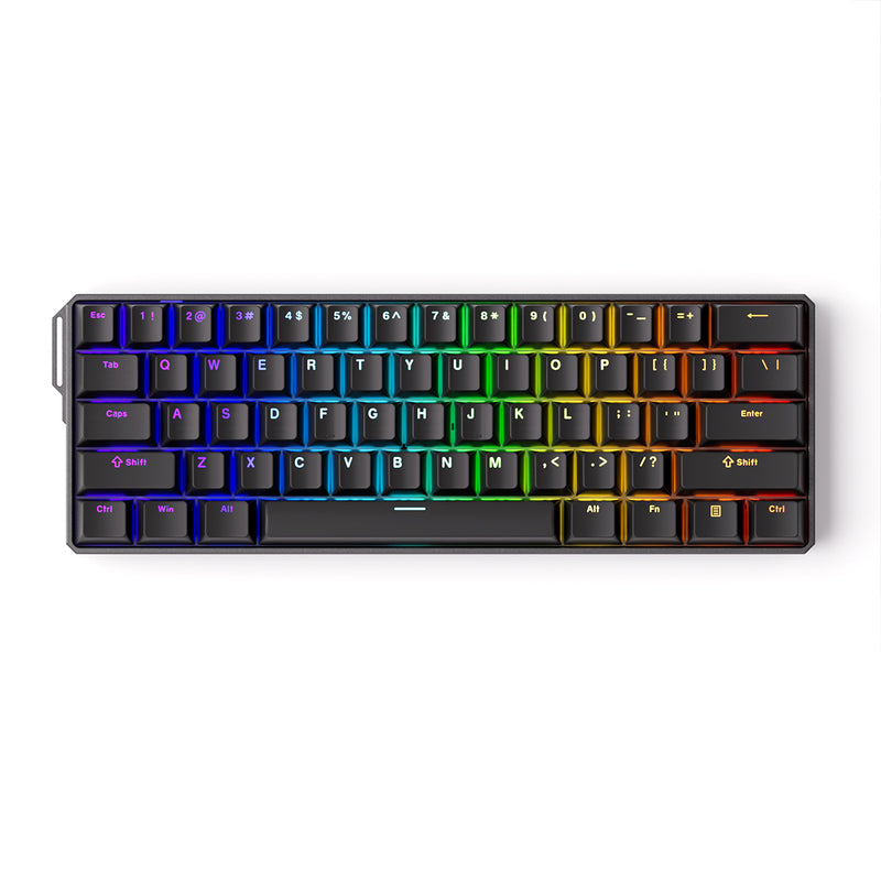 MonsGeek FUN60 Ultra TMR Shine-Through Black Multi-Mode RGB Mechanical Keyboard