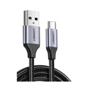 UGreen USB-A 2.0 To USB-C Cable Nickel Plating 0.25m Charging And Data Cable (Black) (US288/60124)