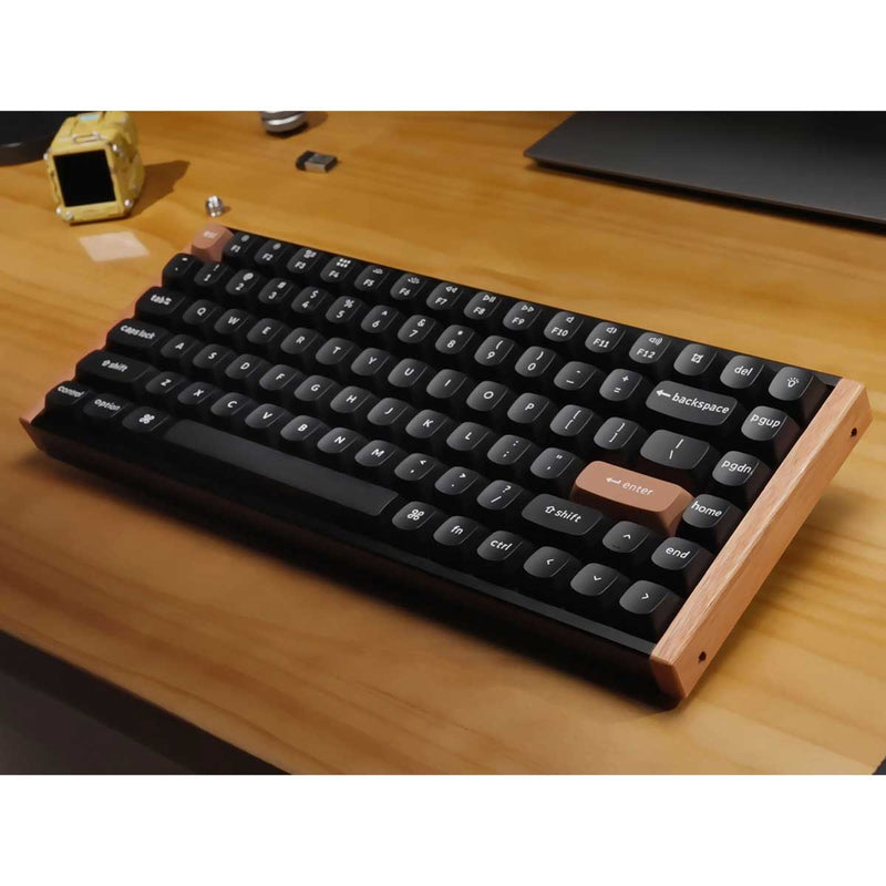 Keychron K2 HE Special Ed. Hot-Swappable RGB Backlight 75% Wireless Magnetic Switch Custom Keyboard - Black (Gateron Double-Rail Magnetic Nebula Switch) (K2H-F1)