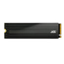 AGI AI828 2TB M.2 PCIe NVMe 4.0 Gen 4x4 7400MB/s Read/6700MB/s Write Internal SSD with Heat Sink (AGI2T0G44AI828-CB)