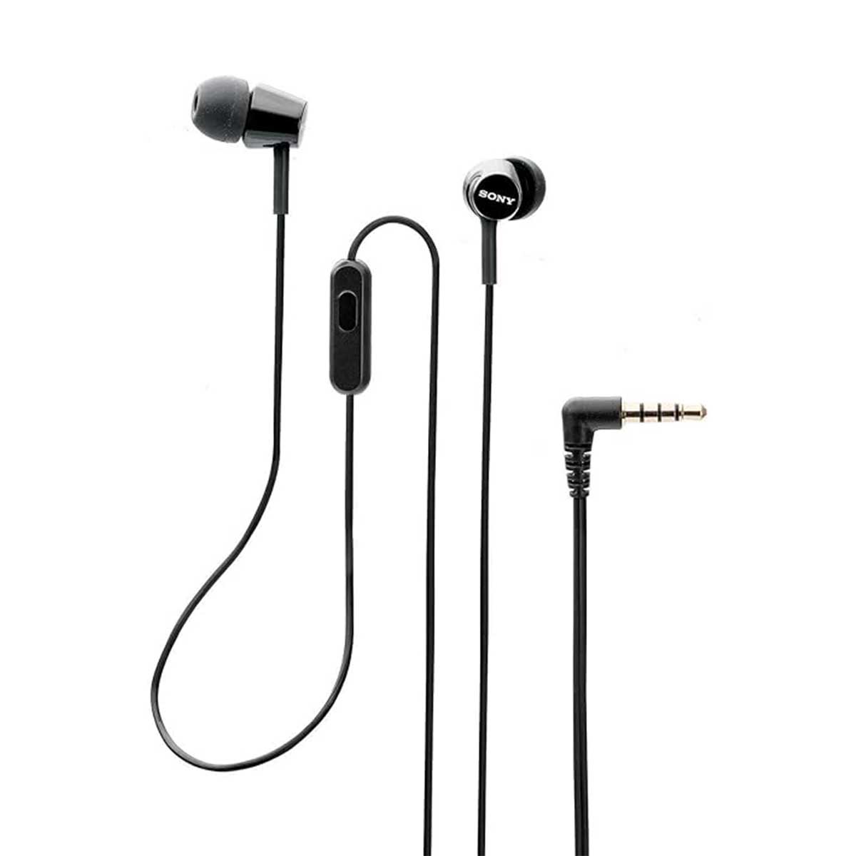 Sony MDR-EX155AP/B Wired In-Ear Headphones | 9mm Noise Isolation (Black)