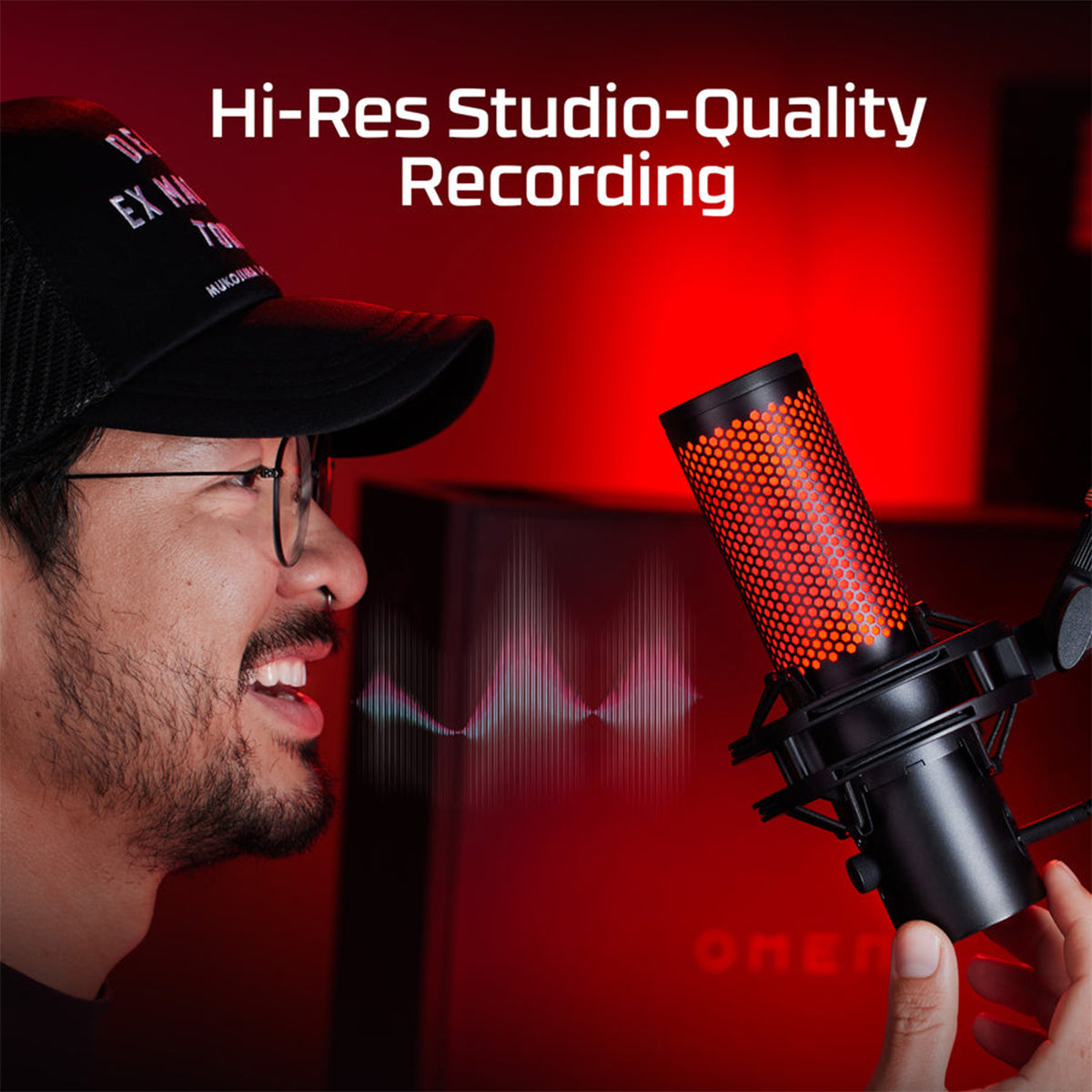 HyperX QuadCast 2 USB Microphone for PC/ Mac/ PS5/PS4 (Black) (872V1AA)