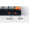 Keychron K17 Max QMK White Backlight Wireless Custom Mechanical Keyboard (Low Profile Gateron Mechanical Red Switch) (K17M-A1)