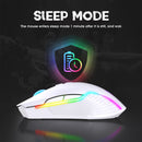 Onikuma CW905 RGB 3600 DPI Wireless E-Sports Gaming Mouse (White)