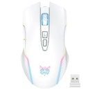 Onikuma CW905 RGB 3600 DPI Wireless E-Sports Gaming Mouse (White)