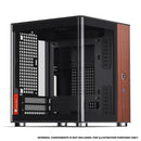 Jonsbo TK-0 ITX Separated Cabinet Computer Case (Black, White)