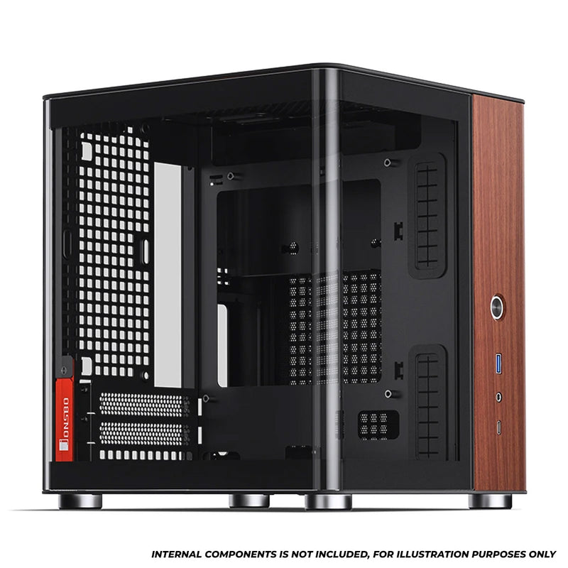 Jonsbo TK-0 ITX Separated Cabinet Computer Case (Black, White)