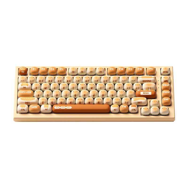 Akko x MonsGeek MG75W Bun Wonderland Dual-Mode Hot-Swappable Mechanical Keyboard (Akko V3 Piano Pro Switch)