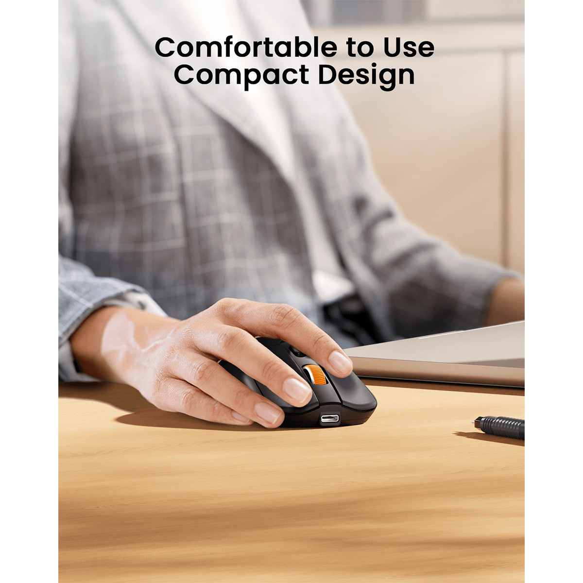 ProtoArc EM15 Bluetooth & 2.4G Dual Receiver Wireless Mouse (Black) (CP016268)