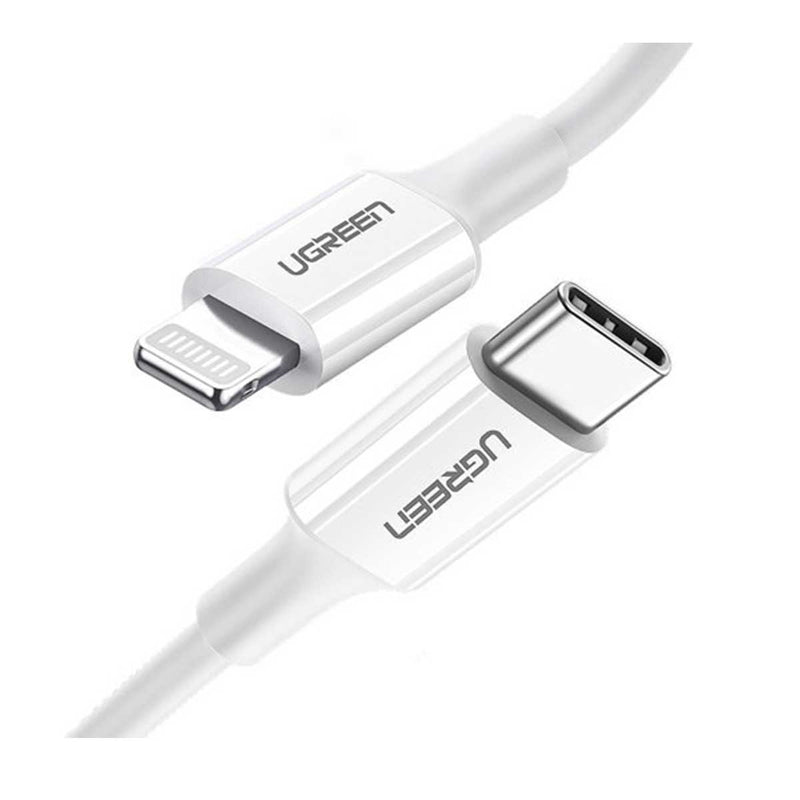 UGreen Lightning To Type-c 2.0 Male Cable - 1.5m (White) (US171/60748)