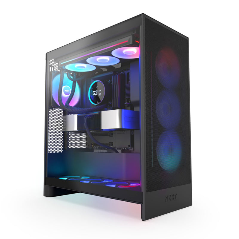 NZXT Kraken Elite 360 RGB 360mm AIO Liquid Cooler with IPS LCD & RGB Core Single-Frame Fan (Black, White) (RL-KR36E-B2, RL-KR36E-W2)