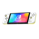 Hori NSW Grip Controller Fit For N-Switch / N-Switch Oled (Light GRAY X Yellow) (NSW-373A)