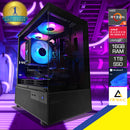 Sigma CX200M Black Desktop Gaming PC | AMD Ryzen 5 8400F | 16GB (2x8GB) RAM | 1TB SSD| RX 9060 XT | Windows 11 Pro