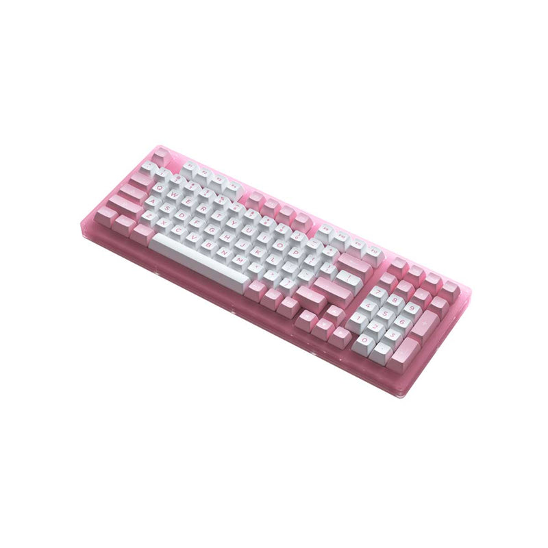 AKKO ACR98 COMBO RGB HOT-SWAPPABLE ACRYLIC MECHANICAL KEYBOARD PRUNUS LANNESIANA (JELLY PINK SWITCH) - DataBlitz