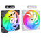 Thermaltake Swafan EX12 RGB Magnetic Quick Connect Swappable Fan Blade Sync PC Cooling Fan (3-Fan Pack) TT Premium Edition