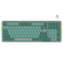 E-Yooso Z-99 RGB 99-Keys Wired Mechanical Keyboard Double Grey (Blue Switch, Silverwood Switch)