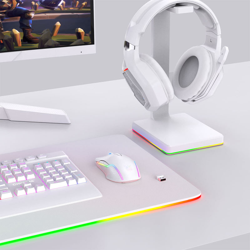 Onikuma CW905 RGB 3600 DPI Wireless E-Sports Gaming Mouse (White)