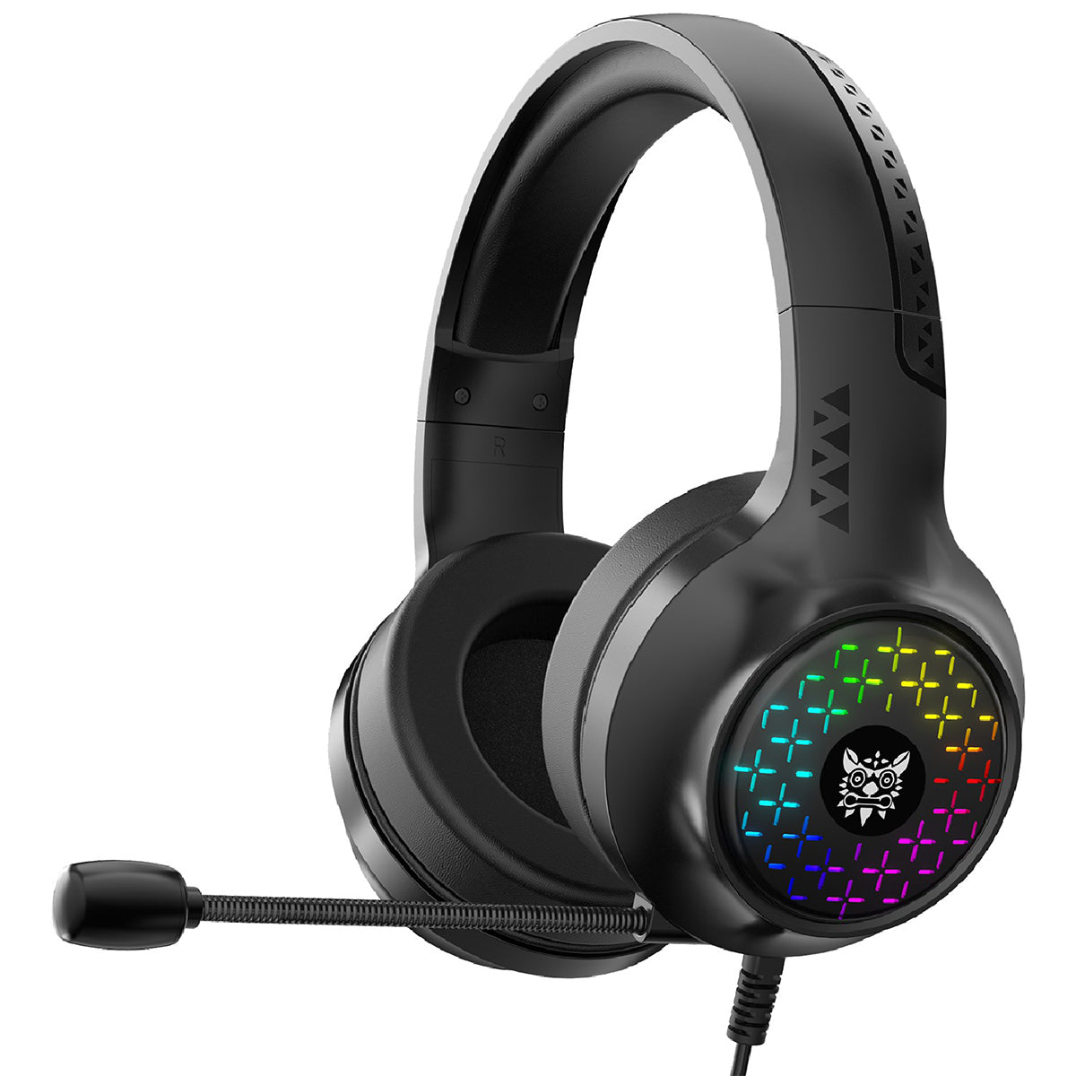 Onikuma X7 Pro RGB Wired Professional Gaming Headset with Noise Cancellation Microphone (Black)
