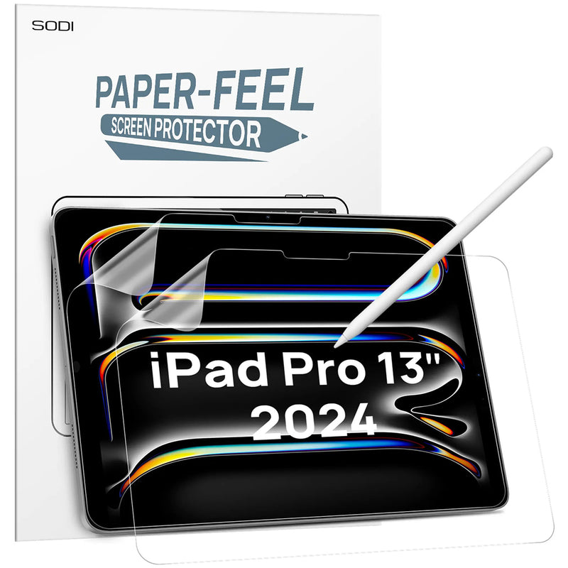 SODI SP05 Paper Screen Protector for iPad Pro 13 (M4 2024) (2 Pack)