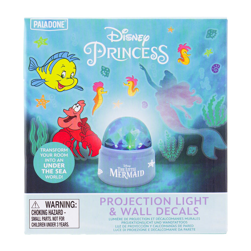 Paladone Little Mermaid Projection Light and Wall Decals (PP9682DP)