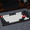 Keychron Q1 HE QMK 75% Fully Assembled Knob RGB Backlight Hot-Swappable Wireless Magnetic Switch Keyboard (Carbon Black, Shell White) (Gateron Double-Rail Magnetic Nebula Switch) (Q1H-M1)