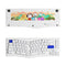 Akko ACR Pro Alice Plus Spray Painted Acrylic White Pre-Assembled Version RGB Mechanical Keyboard Hot-Swappable Gasket Mount (Akko Crystal Switches)