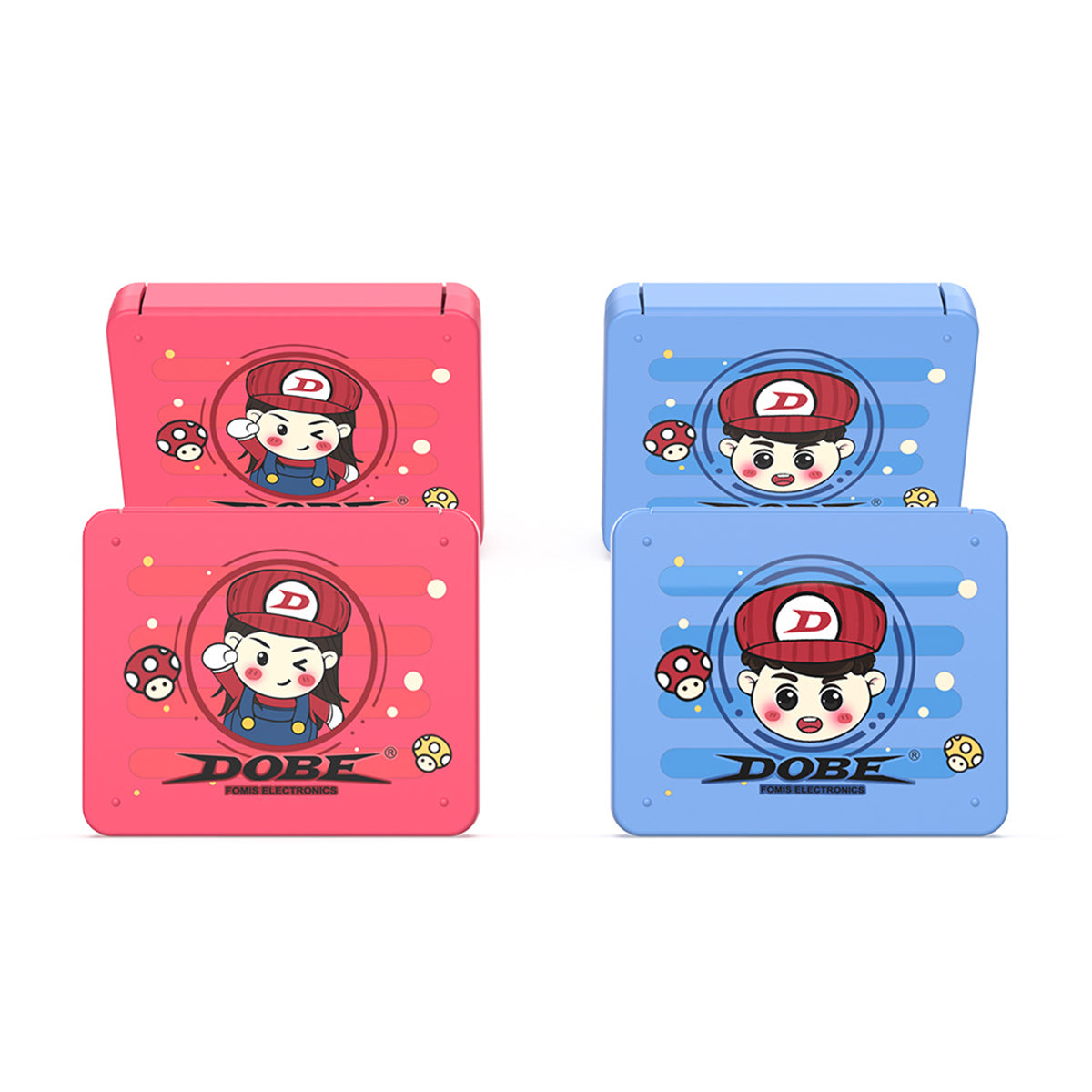 Dobe Game Card Storage & Thumb Grip Kit for Nintendo Switch / Switch OLED (Girl & Boy) ITNS-19303M