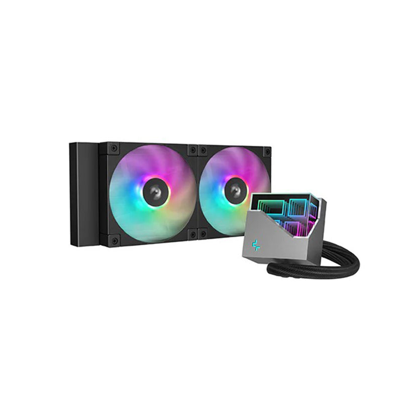 Deepcool LT240 ARGB 240mm Liquid CPU Cooler (Black) (R-LT240-BKAMNC-G-1)