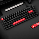 Keychron Lemokey X6 QMK Red Backlight 65% Wired Mechanical Gaming Keyboard (Brown Switch) (X6-A3)