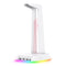 Onikuma ST-2 RGB Headphone Stand with USB Hub (White)