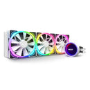 NZXT Kraken X73 RGB 360MM Liquid Cooler (Matte White) (RL-KRX73-RW) + NZXT LGA 1700 BRACKET KIT