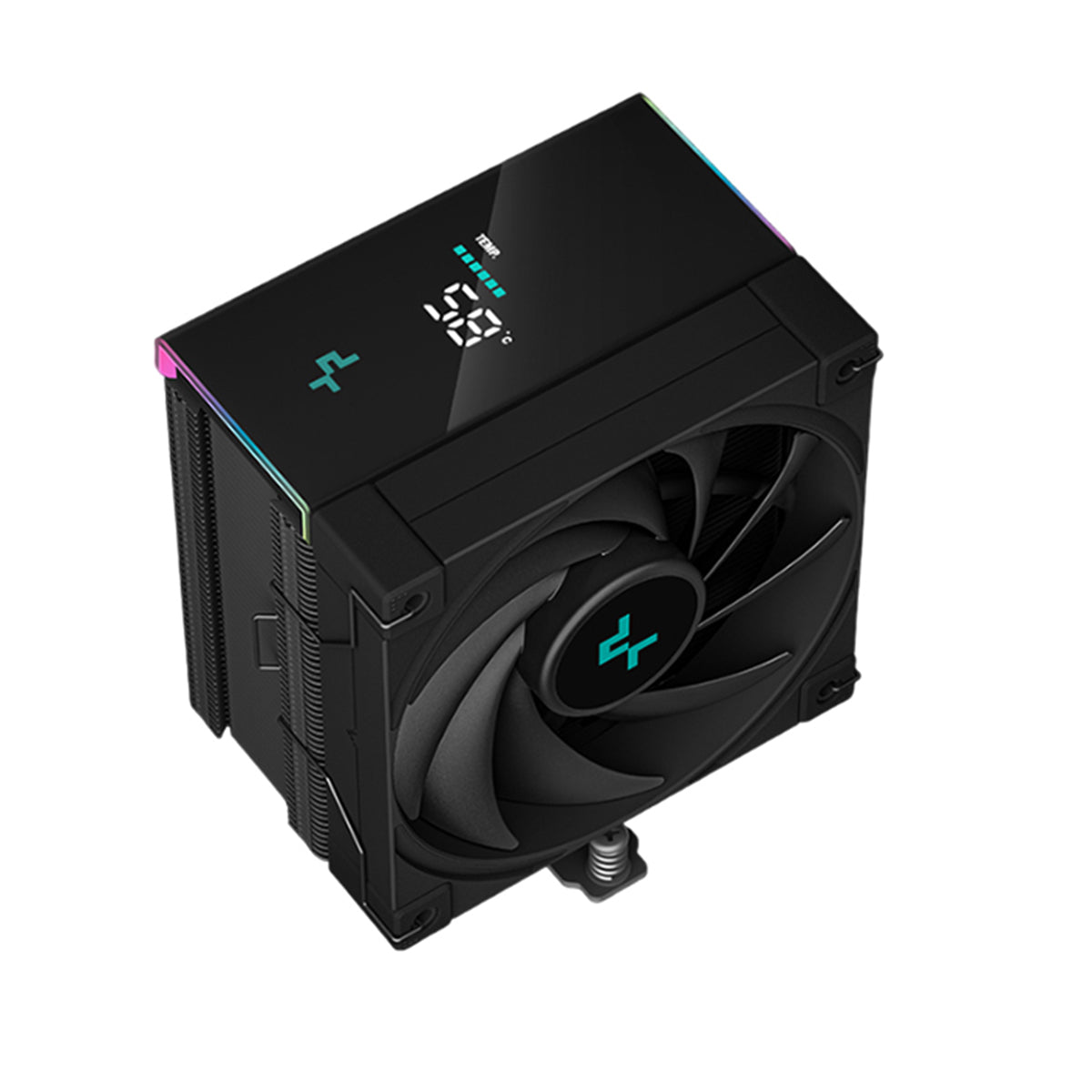 Deepcool AK500S Digital CPU Cooler With a Status Display (Black) (R-AK500S-BKADMN-G)