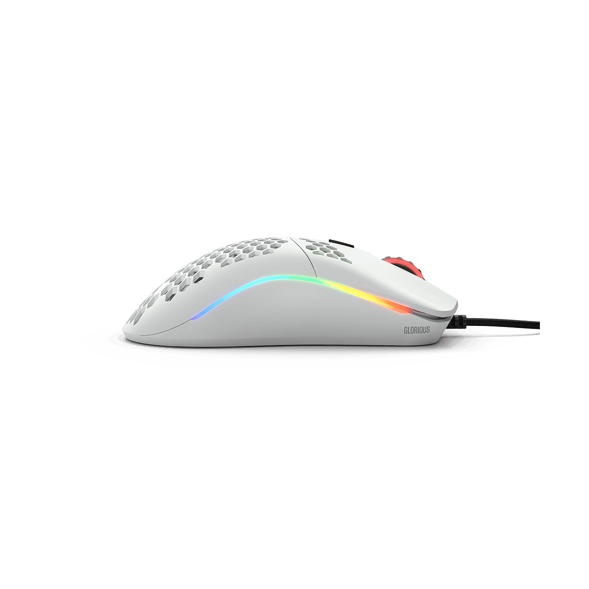 GLORIOUS MODEL O- (MINUS) RGB GAMING MOUSE (MATTE WHITE) - DataBlitz