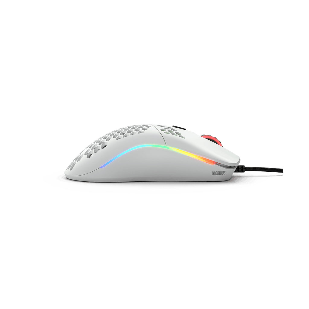 Minus Mouse Glorious Model O- (Minus) RGB Gaming Mouse (Matte White)