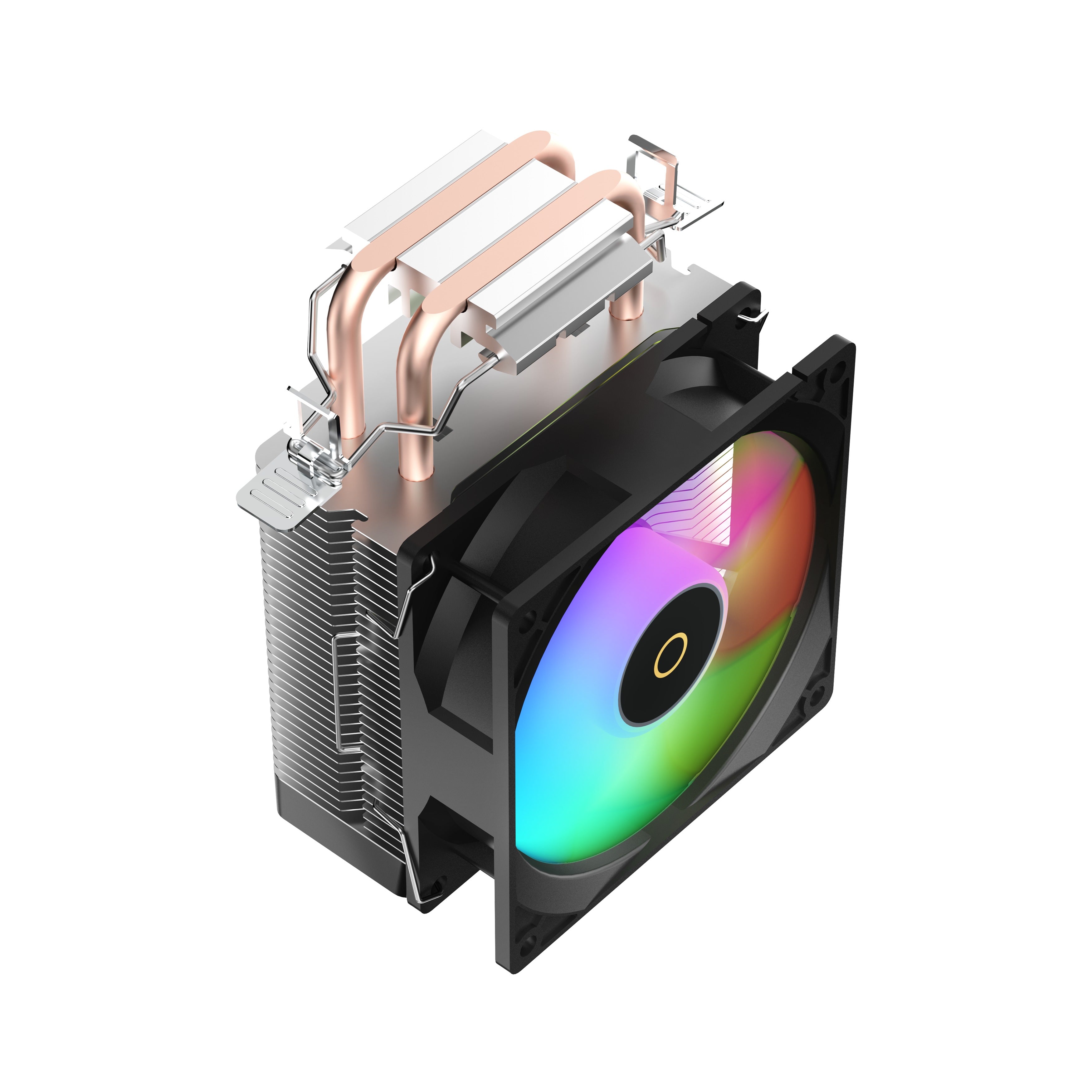 Ocypus Gamma A20 ARGB Dual Heat Pipes, 92mm Fan Small-Tower Air Cooler with ARGB Lighting