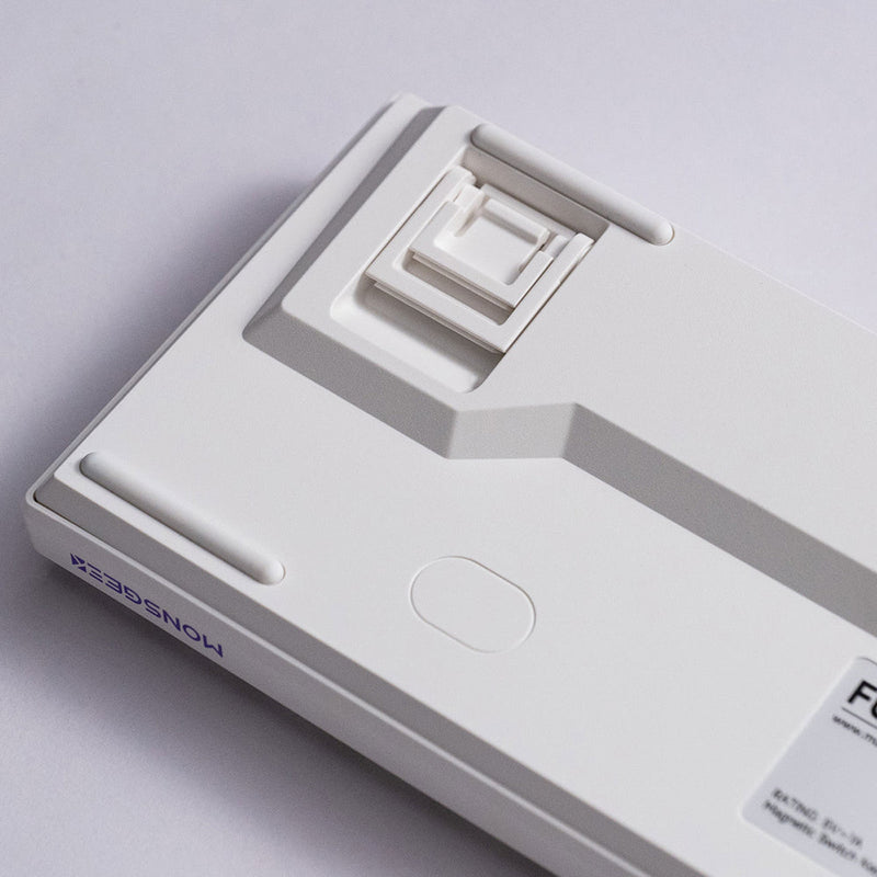 MonsGeek FUN68 HE White Tri-Mode RGB Mechanical Keyboard