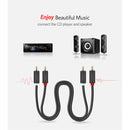 Ugreen 2 RCA Male to 2 RCA Male Audio Cable - 5m (Black) (AV104/10520)