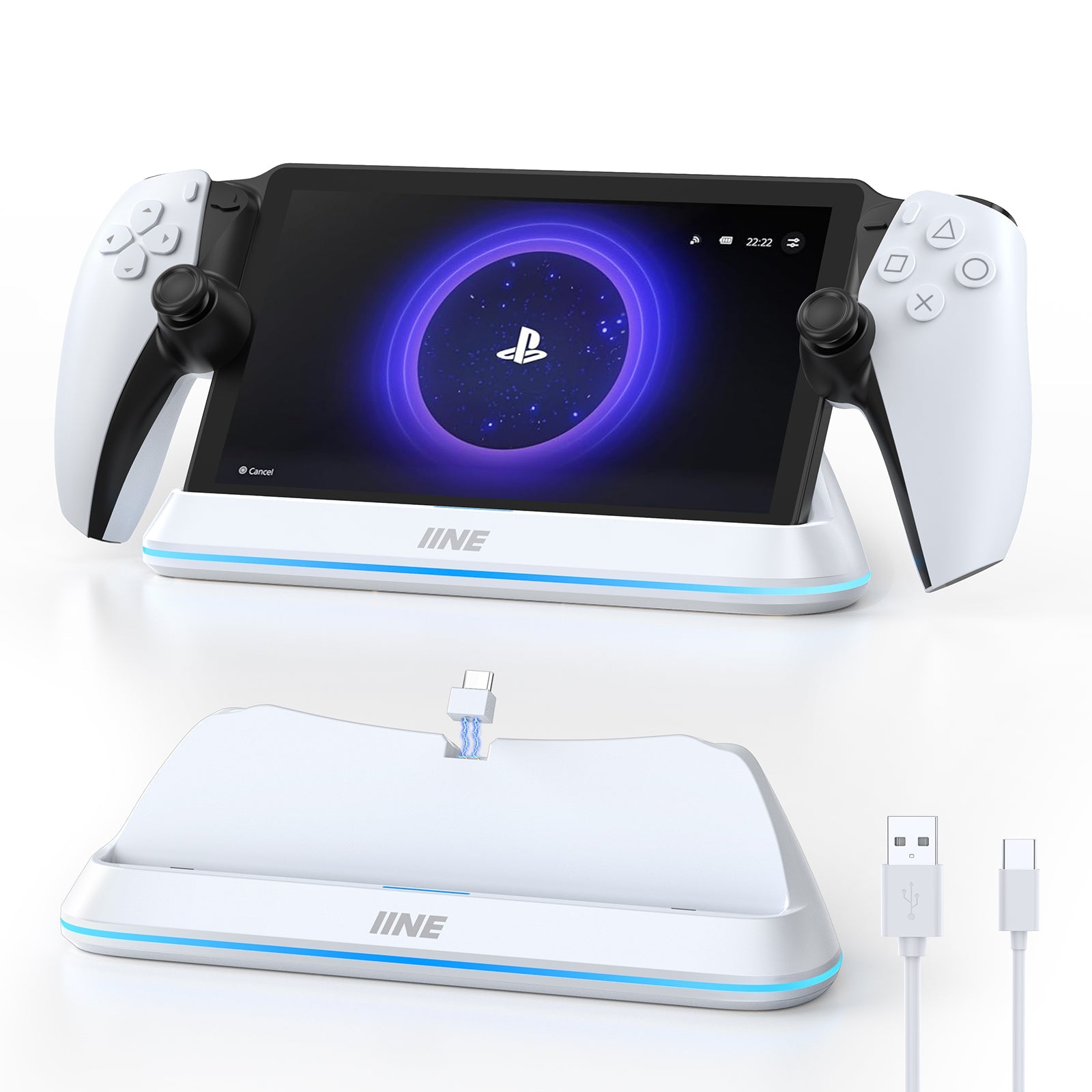 IINE Pin-Based Contact Charging Station for Playstation Portal