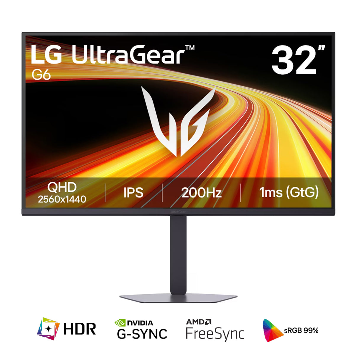 LG UltraGear G6 32G620B-B 32" QHD (2560x1440) 200Hz IPS Gaming Monitor