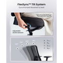 ProtoArc Flexer Mesh Ergonomic Office Chair (Black) (CP016457)