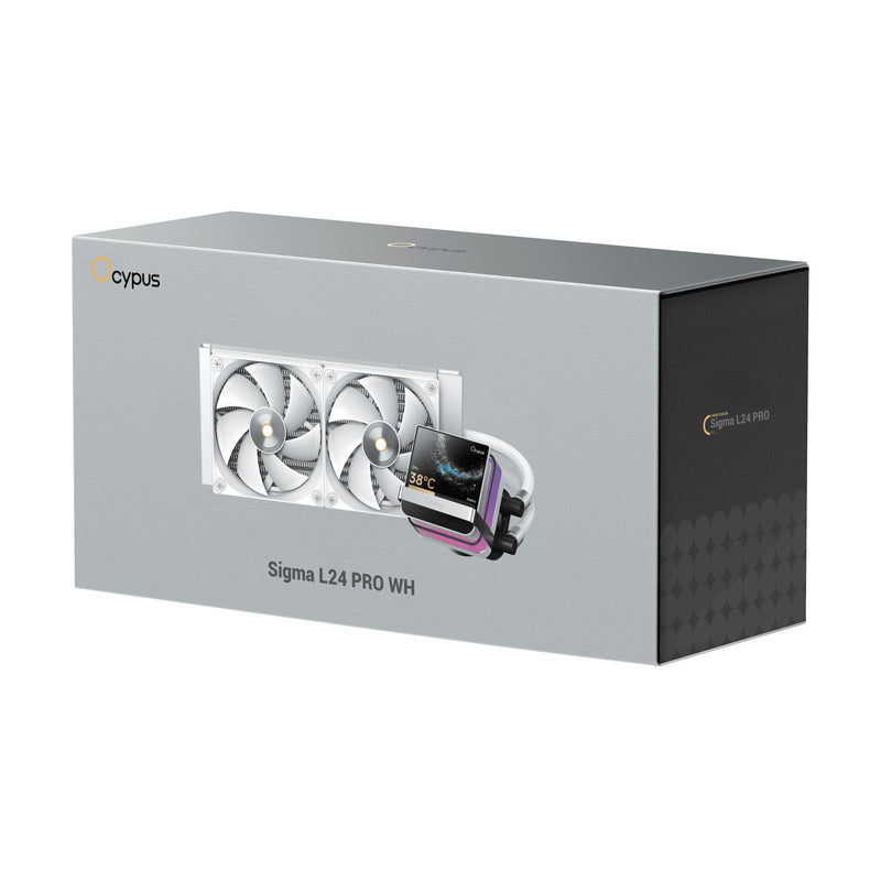Ocypus Sigma L24 Pro 240mm ARGB AIO Liquid Cooler with 3.5" Square IPS Screen | DataBlitz