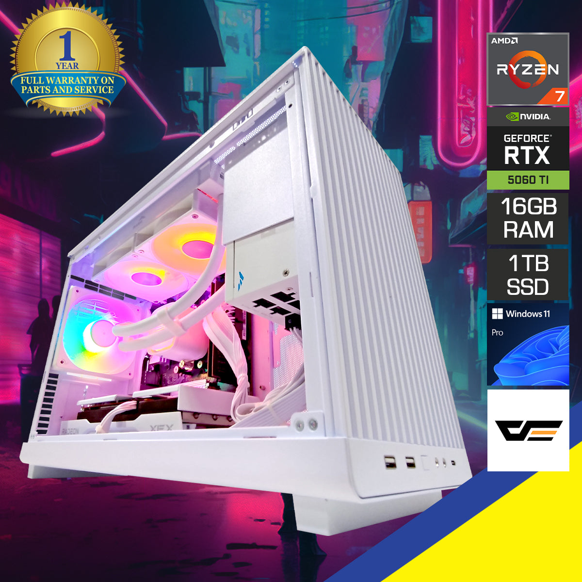 Aurora DB330M White Desktop Gaming PC 